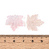 Baking Paint Transparent Glass Pendants LS-DGLA-N014-11B-03-3