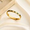 304 Stainless Steel Micro Pave Cubic Zirconia Bangles FS-WGAAFE2-01-2