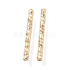 Corrugated Brass Tube Beads X-KK-H759-28B-G-1