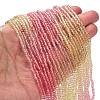 Transparent Painted Glass Beads Strands LS-DGLA-A034-T1mm-A09-2