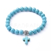 Stretch Charm Bracelets BJEW-JB05234-05-1