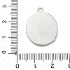 Two-tone 304 Stainless Steel Pendants STAS-A142-03GP-3