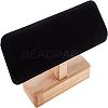 Bamboo Velvet T-Bar Bracelet Display Stands BDIS-WH0002-08-1