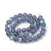 Synthetic Moonstone Beads Strands X-G-S283-01-6mm-2