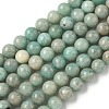 Natural Amazonite Beads Strands G-K068-03-8mm-2
