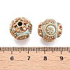 Round Handmade Indonesia Beads IPDL-R394-16-3