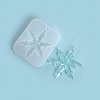 Christmas Theme DIY Snowflake Pendant Silicone Molds DIY-F114-29-6