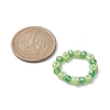 Glass Beaded Stretch Finger Rings for Women RJEW-JR00595-4