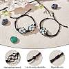 Adjustable Braided Nylon Cord Macrame Pouch Bracelet Making AJEW-SW00013-15-3