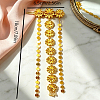 Brass Tassel Hair Barrettes WD0673-6