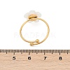 304 Stainless Steel Shell Ring RJEW-D305-05G-3