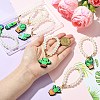 7Pcs 7 Styles Cactus PVC Plastic Cup Charms HJEW-CJ0001-19-4
