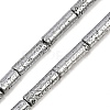Electroplated Natural Lava Rock Beads Strands G-K388-03B-03-3