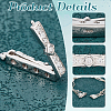 2pcs 925 Sterling Silver Rhinestone Clasps FIND-PH0020-99-4