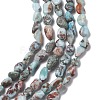 Natural Larimar Beads Strands X-G-D0002-B38-5