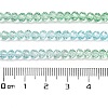 Transparent Painted Glass Beads Strands X1-DGLA-A034-T3mm-A16-3
