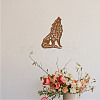 Creative Natural Wooden Wall Hanging Decoration AJEW-WH0331-007-7