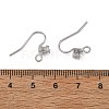SHEGRACE Brass Pave Cubic Zirconia Earring Findings XGRQ4S911-739P-3