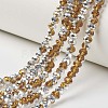 Electroplate Transparent Glass Beads Strands EGLA-A034-T3mm-M07-1