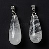 Natural Quartz Crystal Pendants X-G-F707-16-2