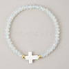 Bohemian Glass Beads Stretch Bracelets KO2121-8-1