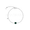 925 Sterling Silver Anklets AJEW-BB60885-A-1