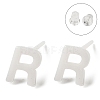 Hypoallergenic Bioceramics Zirconia Ceramic Stud Earrings EJEW-F340-04R-1