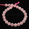 Natural Rose Quartz Beads Strands X-G-C076-16mm-3-2