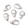 Tarnish Resistant 304 Stainless Steel Lobster Claw Clasps STAS-AB21-1
