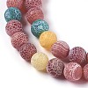 Natural Weathered Agate Beads Strands G-P414-A02-3