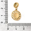 304 Stainless Steel Crystal Rhinestone European Dangle Charms STAS-D153-06A-G-3