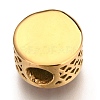 304 Stainless Steel European Beads STAS-O097-100D-2