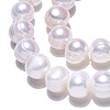 Natural Cultured Freshwater Pearl Beads Strands PEAR-S001-8-9mm-3-4