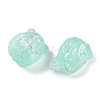 Transparent Spray Paint Glass Beads GLAA-H035-01F-2