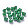 Dyed Natural Wood Beads WOOD-Q006-10mm-05-LF-1