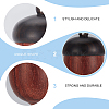  3Pcs 3 Colors Wood Pendants WOOD-NB0002-06-4