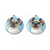 Printed Alloy Pendants ENAM-P246-03P-05-2