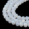 Imitation Jade Glass Beads Strands EGLA-A034-J4mm-MB04-5
