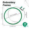 Iron Embroidery Hoops TOOL-WH0001-35B-2
