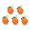 Alloy Enamel Pendants ENAM-T009-51A-RS-3
