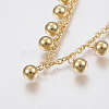304 Stainless Steel Anklets LS-AJEW-G016-02G-2