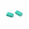 2-Hole Baking Paint Glass Seed Beads SEED-S023-17B-05-3