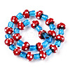 Handmade Lampwork Beads Strands LAMP-N024-09D-3
