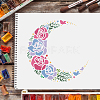 Plastic Reusable Drawing Painting Stencils Templates DIY-WH0172-286-6