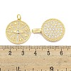 DIY Brass Micro Pave Clear Cubic Zirconia Pendant Necklaces Making Kits KK-S386-40G-4