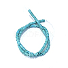 Synthetic Turquoise Beads Strands X-TURQ-G110-4x2mm-09-2