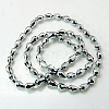 Electroplate Glass Beads Strands EGLA-D017-7x5mm-5-2