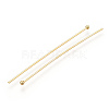 Brass Ball Head Pins X-KK-G331-10-0.8x50-3