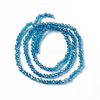 Electroplate Glass Beads Strands LS-EGLA-R048-2mm-17-1