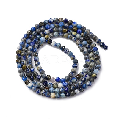 Natural Lapis Lazuli Beads Strands G-RM2025-A04-2mm-1
